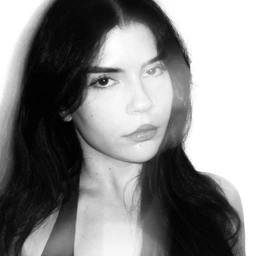 Retrato en blanco y negro de Nekane Jaca
